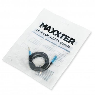 Аудіо-кабель Maxxter A-3434-1m