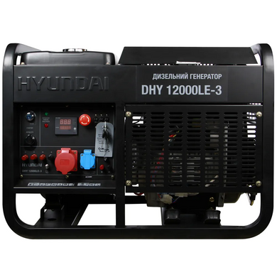 Дизельний генератор Hyundai DHY 12000LE-3