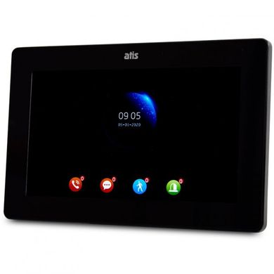 Комплект Wi-Fi відеодомофонa 7" ATIS AD-770FHD/T-Black + AT-400HD Silver