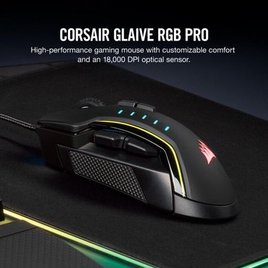 Миша Corsair Glaive RGB Pro Black (CH-9302211-EU) USB