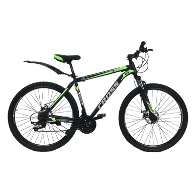 Велосипед Cross Street 29" 20" чорний-зелений (29CWS21-003336)