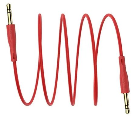 Аудіокабель Borofone BL1 Audiolink audio AUX cable 1m Red (BL1R1)