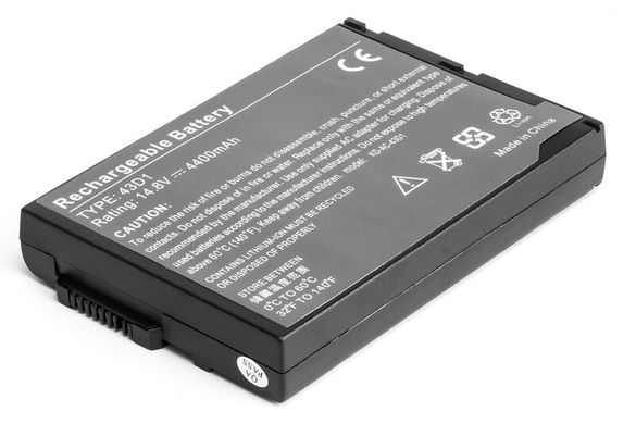 Акумулятор PowerPlant для ноутбуків ACER TravelMate BTP-43D1 (BTP-43D1, AC-43D1-8) 14.8V 4400mAh (NB00000165)