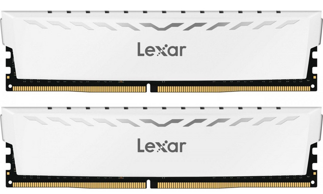 Оперативна пам'ять Lexar 32 GB (2x16GB) DDR4 3600 MHz Thor White (LD4BU016G-R3600GDWG)
