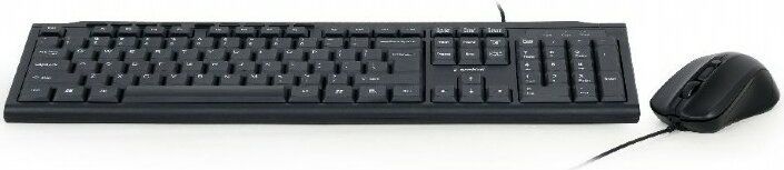 Комплект (клавіатура, мишка) Gembird KBS-UM-03-UA Black