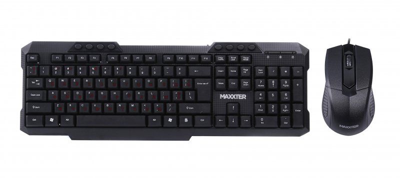Комплект (клавіатура, мишка) Maxxter KMS-CM-02-UA