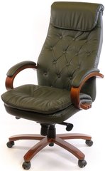 Офісне крісло для керівника Аклас Лаціо ЕХ MB Зелений