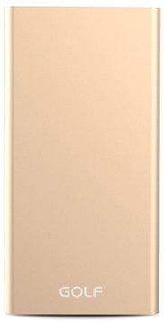 Універсальна мобільна батарея Golf Power Bank 5000 mAh Edge 5 Li-pol Gold