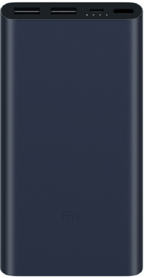 Универсальная мобильная батарея Xiaomi Mi Power Bank 2 10000 mAh QC2.0 (2.4A,2USB) (PLM09ZM) Black (VXN4229CN)
