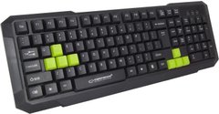 Клавиатура Esperanza EGK102 Green USB (EGK102GUA)