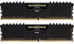 Оперативна пам'ять Corsair 16 GB (2x8GB) Black DDR4 3600 MHz Vengeance LPX (CMK16GX4M2D3600C18)
