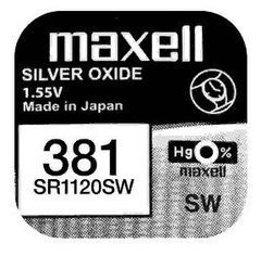 Батарейки MAXELL SR1120SW 1PC EU MF