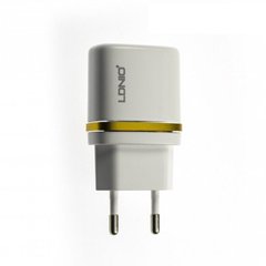 Сетевое зарядное устройство LDNIO 1A 1USB + Lightning cable DL-AC50 (white)