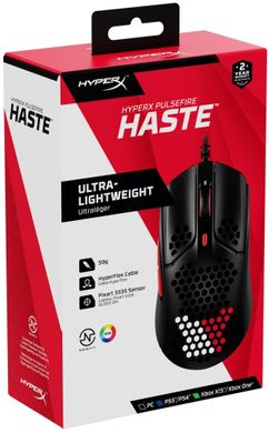 Миша HyperX Pulsefire Haste USB Black/Red (4P5E3AA)