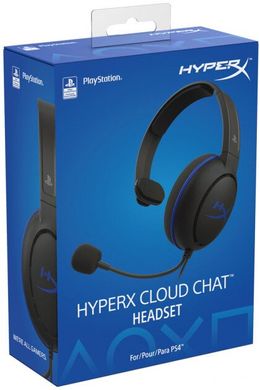Навушники Kingston HyperX Cloud Chat Headset for PS4 Black (HX-HSCCHS-BK/EM)