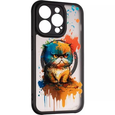 Чехол Gelius Print Case UV (Magsafe) for iPhone 14 Pro Max Fluffy Cat