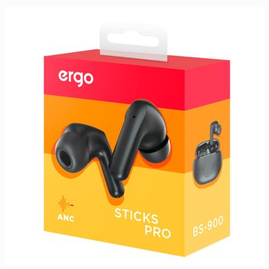 Навушники ERGO BS-900 STICKS PRO BLACK