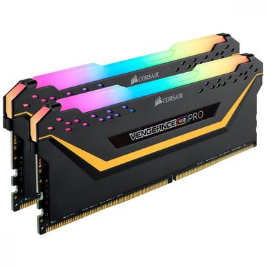 Оперативна пам'ять Corsair DDR4 2x16GB/3200 Vengeance RGB Pro Black (CMW32GX4M2E3200C16-TUF)