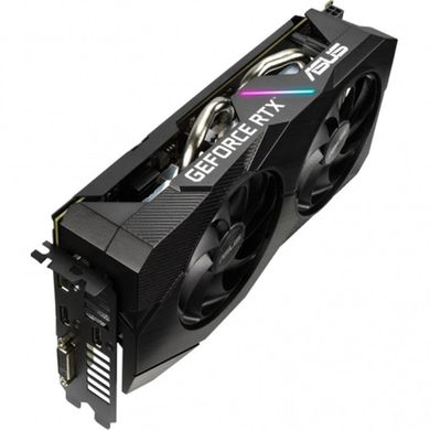 Відеокарта Asus PCI-Ex GeForce RTX 2060 Dual EVO OC Edition 6GB GDDR6 (192bit) (1365/14000) (DVI, 2 x HDMI, DisplayPort) (DUAL-RTX2060-O6G-EVO)