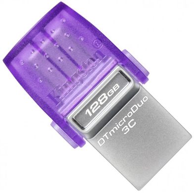 Флешка Kingston USB 3.2 DT microDuo 3C 128GB (Type-A/Type-C) (DTDUO3CG3/128GB)