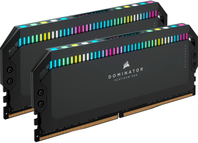 Оперативна пам'ять Corsair 32 GB (2x16GB) DDR5 6000 MHz Dominator Platinum RGB AMD EXPO (CMT32GX5M2D6000Z36)