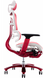 Офісне крісло GT Racer X-815L White/Red (W-52)