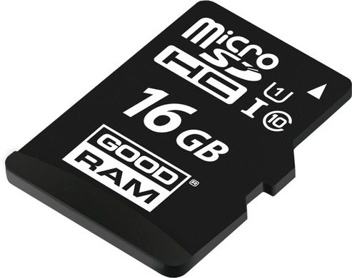 Карта пам'яті microSDHC 16Gb GoodRam (UHS-1) + Adapter SD