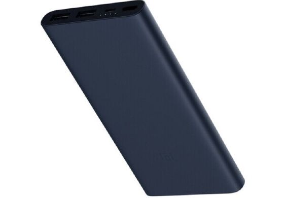 Універсальна мобільна батарея Xiaomi Mi Power Bank 2 10000 mAh QC2.0 (2.4A,2USB) (PLM09ZM) Black (VXN4229CN)