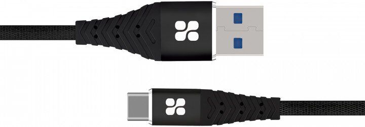 Кабель Promate NerveLink-C USB - Type-C 1.2 м Black (nervelink-c.black)