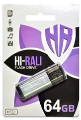 Флешка Hi-Rali 64GB Stark Series Silver (HI-64GBSTSL)