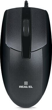 Комплект (клавіатура, мишка) REAL-EL Standard 505 Kit Black USB