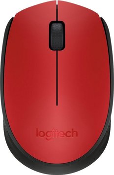 Миша Logitech M171 (910-004641) Red/Black USB