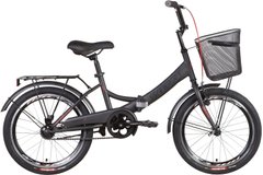 Велосипед 20" Formula Smart 2022 (темно-серый с красным (м)) (OPS-FR-20-081)