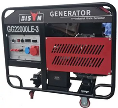 Бензиновий генератор Bison GG22000LE-3