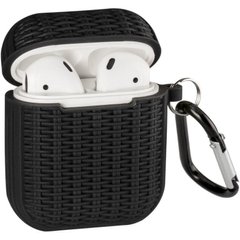 Чохол Weaving Silicon Case AirPods Black