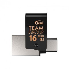 Флешка USB3.1 16GB OTG Type-C Team M181 Black (TM181316GB01)