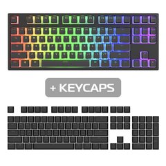 Клавіатура з кейкапами DARK PROJECT (DPO-KD-87A-006700-GYL+KS-45) (чорні)