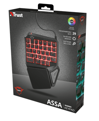 Клавиатура Trust GXT 888 Assa RGB BLACK