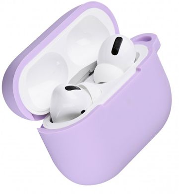 Чехол 2Е для Apple AirPods Pro Pure Color Silicone (2.5mm) Light purple (2E-PODSPR-IBPCS-2.5-LPR)
