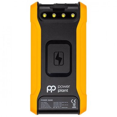 Мобильная батарея PowerPlant 20000mAh, PD 18W, USB-C, 2xUSB-A, QC3.0, Wireless, Solar panel 5.5V-0,2A (PB930487)