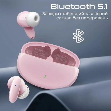 Навушники Promate Lush Pink (lush.pink)