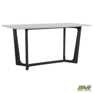 Стол обеденный AMF Blake black/ceramics Lazio gray (547055)