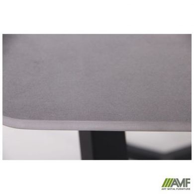 Стол обеденный AMF Blake black/ceramics Lazio gray (547055)