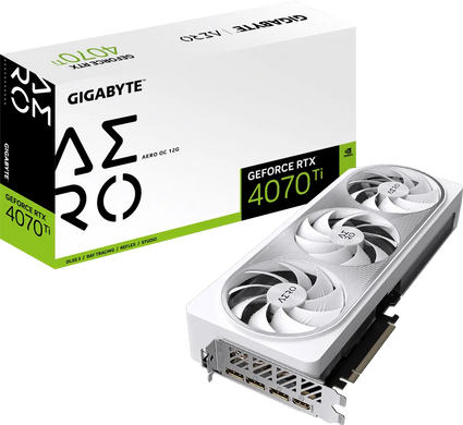 Відеокарта Gigabyte GeForce RTX 4070 Ti AERO OC 12G (GV-N407TAERO OC-12GD)
