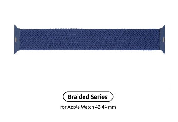 Ремінець ArmorStandart Braided Solo Loop для Apple Watch 42mm / 44mm Atlantic Blue Size 10 (172 mm) (ARM58080)