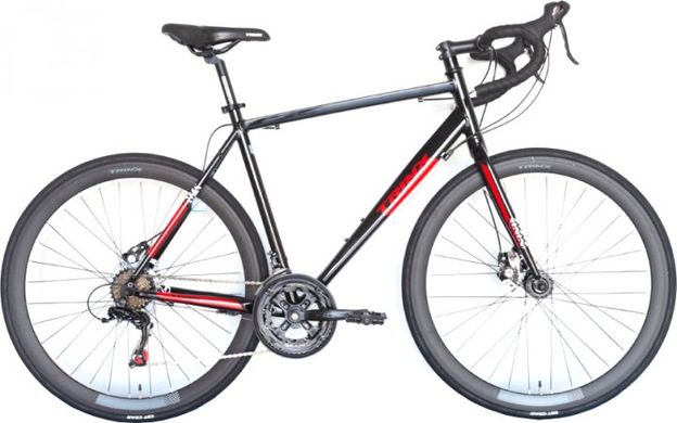 Велосипед Trinx Tempo 2.1 700C*500MM Black-Red-White (10070082)