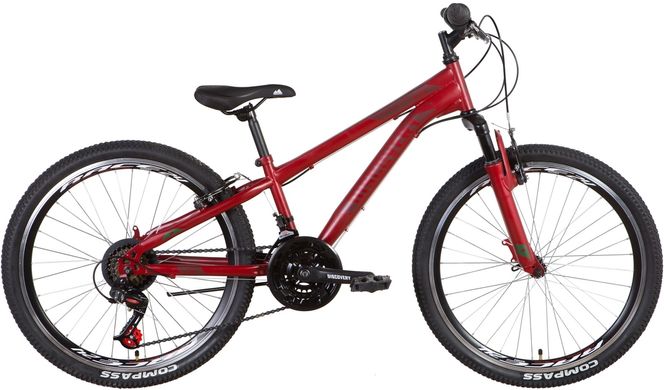Велосипед 24" Discovery Rider AM 2022 (червоний (м)) (OPS-DIS-24-314)