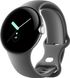 Смарт-годинник Google Pixel Watch LTE Polished Silver Case/Charcoal Active Band
