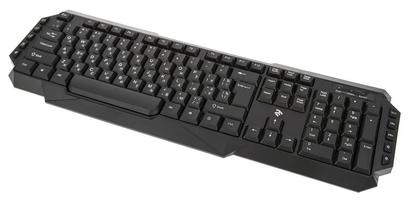 Клавиатура 2E KM 106 USB Black (2E-KM106UB)