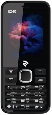 Мобільний телефон 2E E240 DualSim Black+White